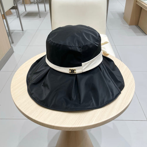 CELINE 25S BUCKET HAT 735019 IN BLACK